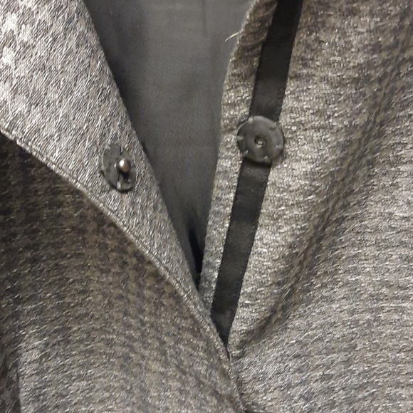 Coldwater creek silver shimmer recycled wool jacke - Picture 6 of 13